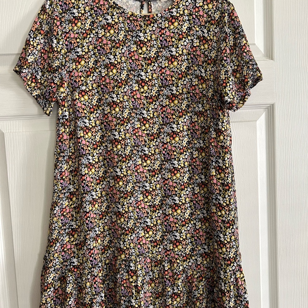 LOFT Floral Casual Dress - Multicolor